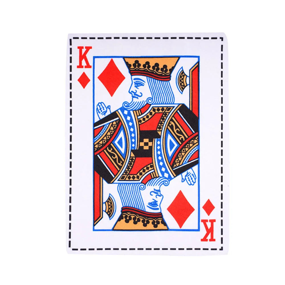 Tear-resistant dog toy with crinkly material in newspaper and playing card designs for small breeds.