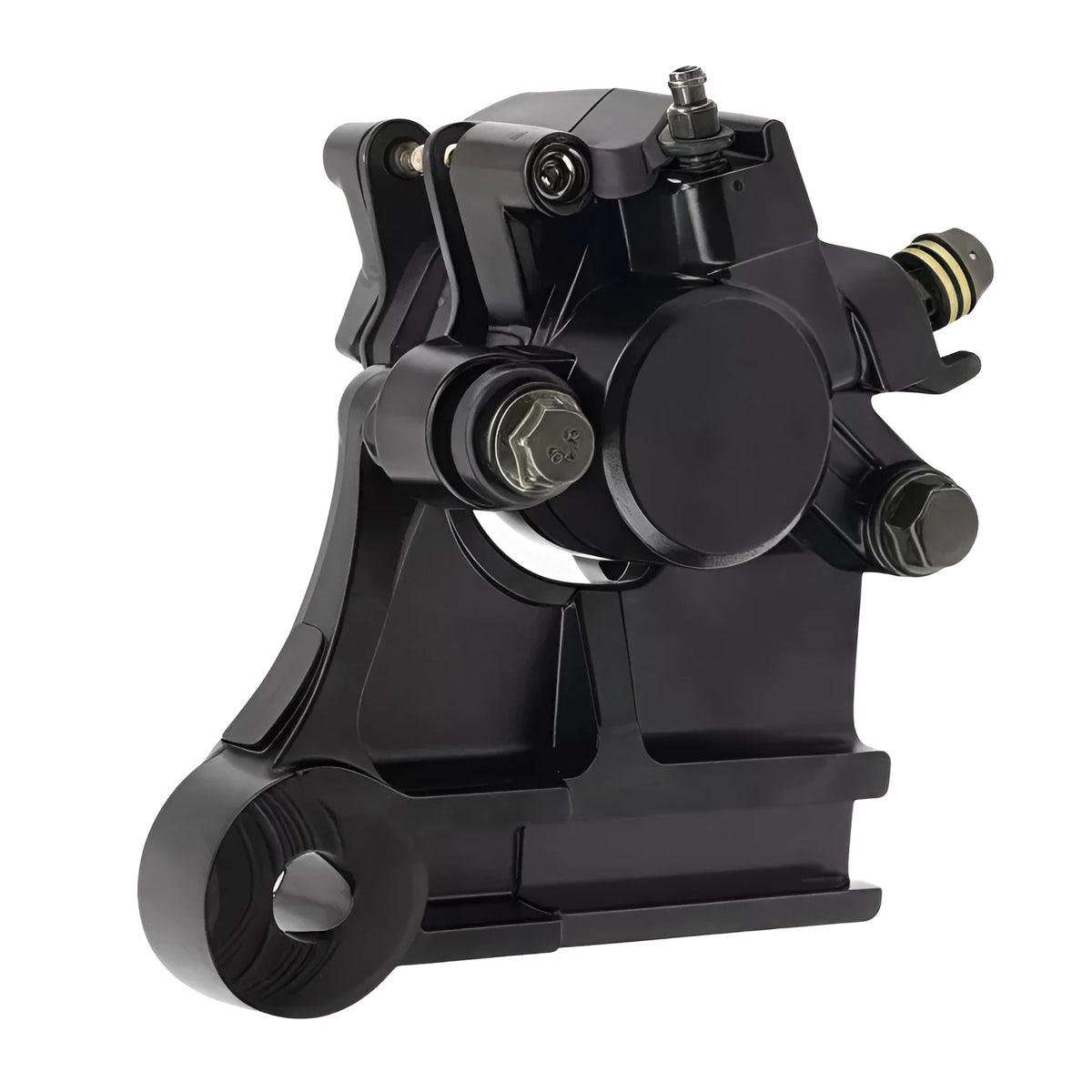Motorcycle rear brake caliper in aluminium for Italika 170z, 200z and 250z, rear brake replacement part