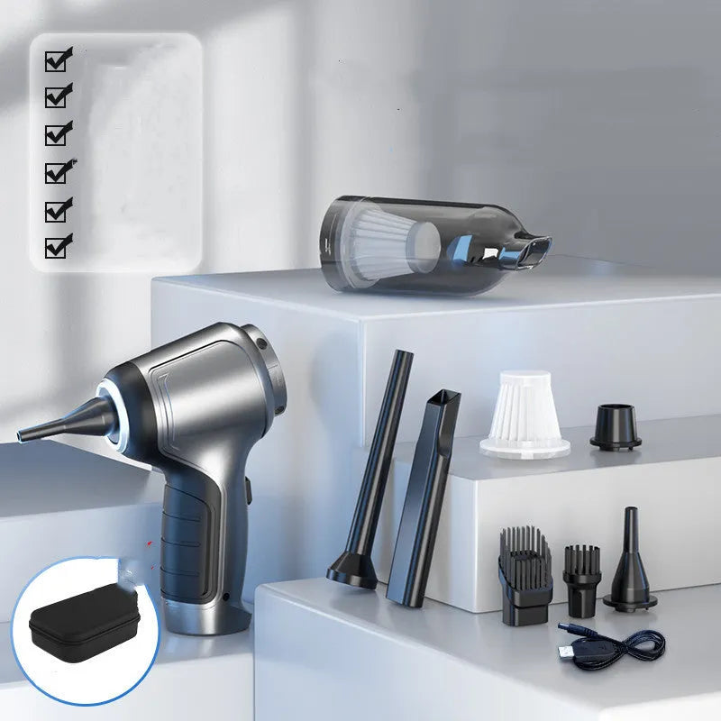 Brushless handheld vacuum cleaner with 12000Pa suction for car and home cleaning applications