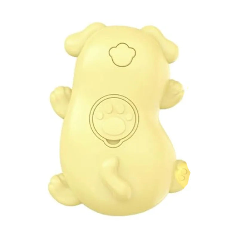 Cat Steamy Brush 3-in-1 Spray Comb showing steam function, pet-shaped design, and grooming application on animal coat