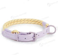 Solid-colour PVC dog leash measuring 120cm in dark red purple yellow or taoyao green colours