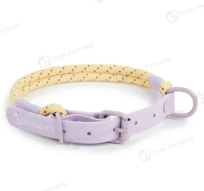 Solid-colour PVC dog leash measuring 120cm in dark red purple yellow or taoyao green colours