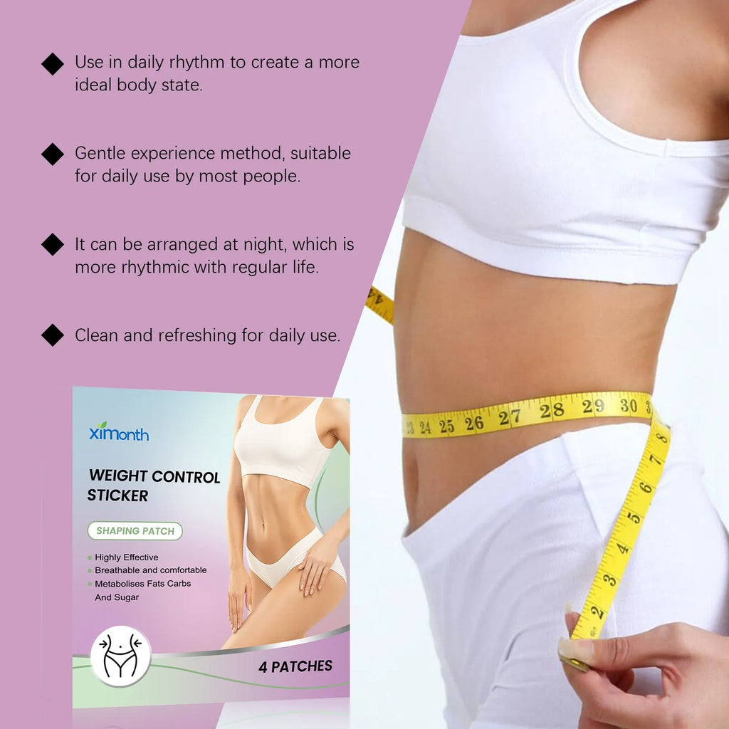 Four-piece pack of body nursing adhesive bandages with aloe and mint extracts for gentle skin care