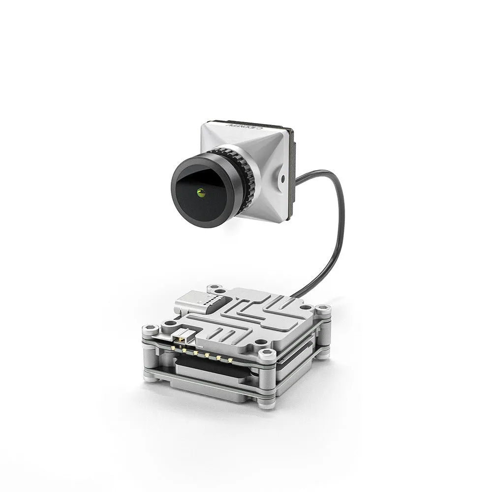 Silver Caddx ADAPTS DJI FPV digital image transmission machine with handle remote and accessories