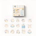 Penguin-themed paper account and decoration stickers in various widths from 20mm to 50mm