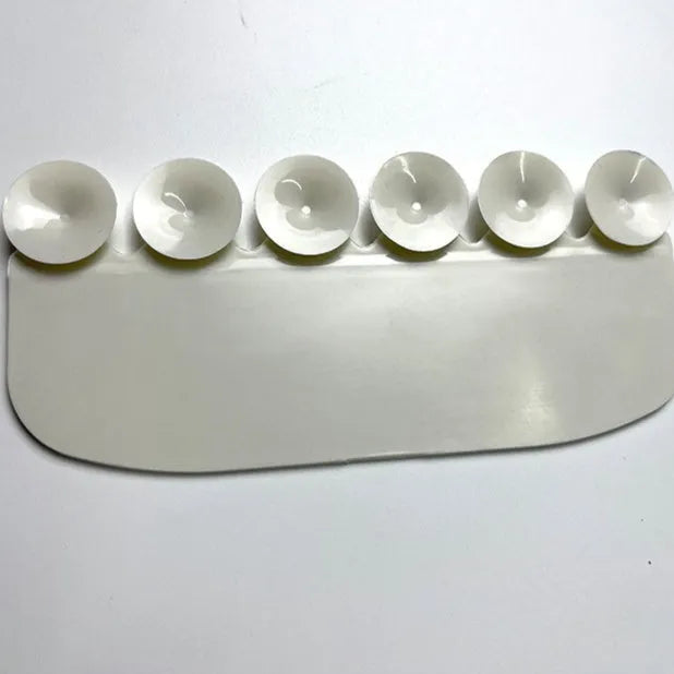 White PVC toilet training urine blocking board with 25cm diameter for children's splash prevention