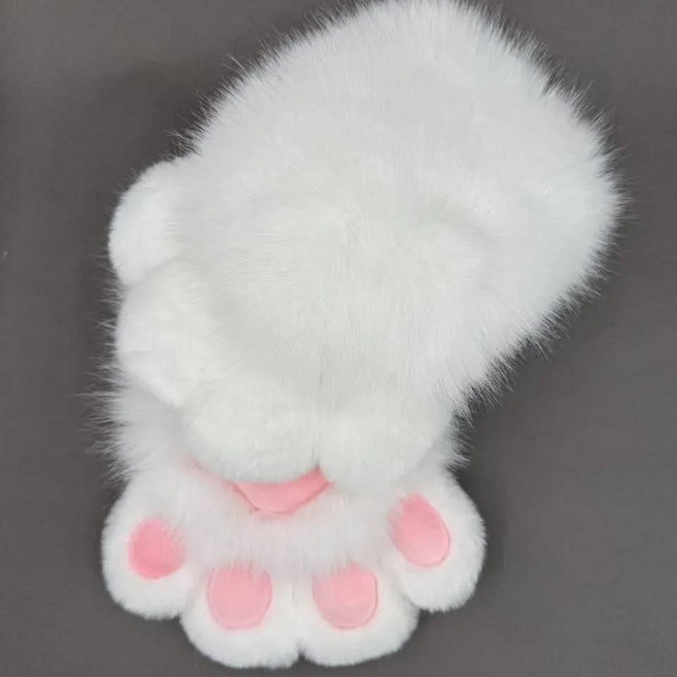 Nylon animal claw cosplay gloves in multiple colour options with free size fit and decorative extensions