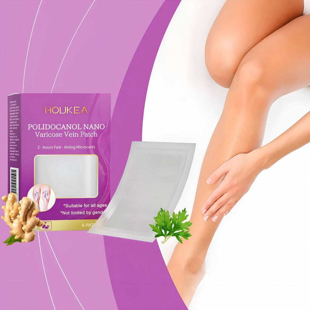 Four micro needle facial patches with moxa leaf and ginger root ingredients for wrinkle treatment