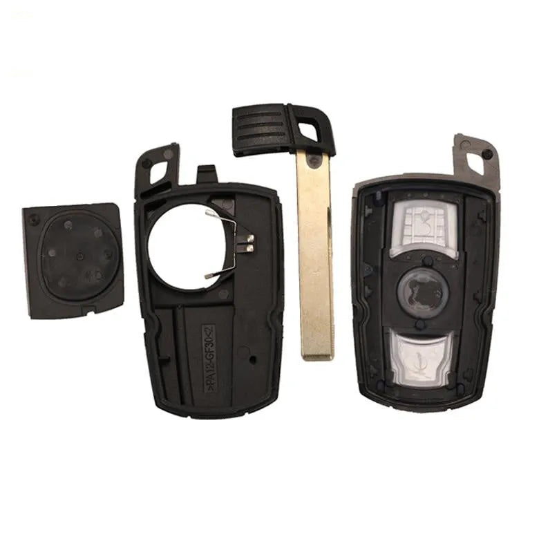 BMW CAS3 semi-intelligent remote car key with three-button layout and metal copper construction