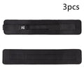 Black or Pink hip bridge training strap for lumbar support with dumbbells and barbells.