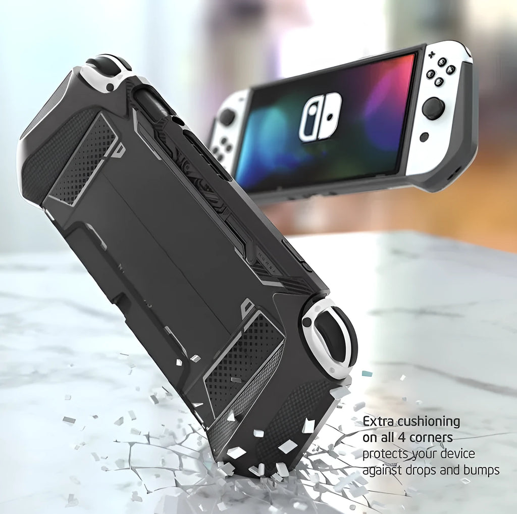 TPU protective case for Nintendo Switch OLED 2021 console in multiple colours.