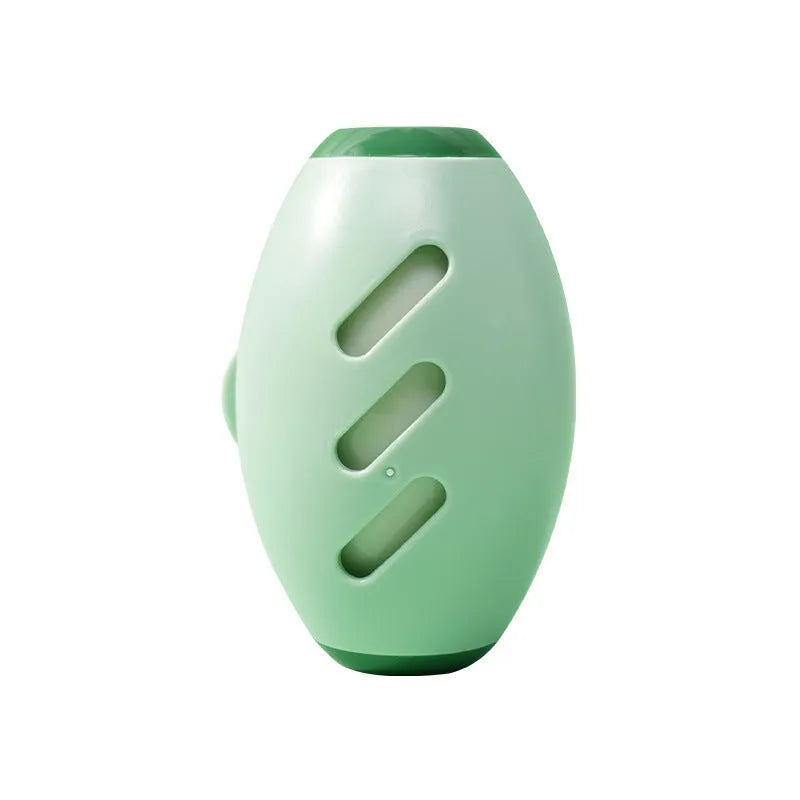 Green washable reusable gel lint roller ball with 4.5cm diameter for pet hair removal from clothes and furniture