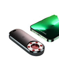 Compact black infrared detector for anti-surveillance with USB port.