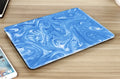 Plastic laptop case with marble pattern design for MacBook protection