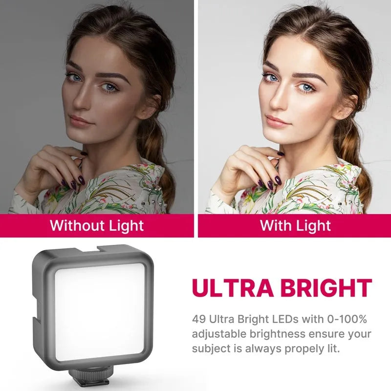 Multifunctional photography and video live VLOG suite with tripod in 2985-set configuration for content creation