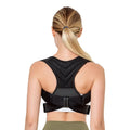 Black anti-humpback correction belt for posture support during sports activities