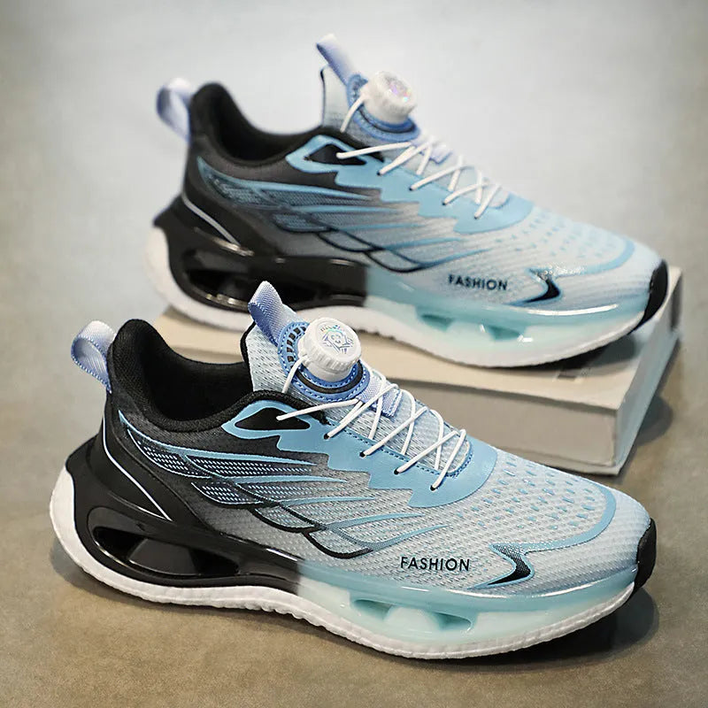 Low-top casual sneakers with round toe, mesh lining, and rubber sole in various colour options