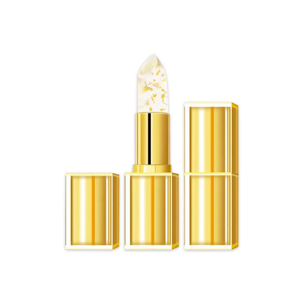 Colour-changing anti-smudge moisturising lipstick with gilding finish in YB1001 shade