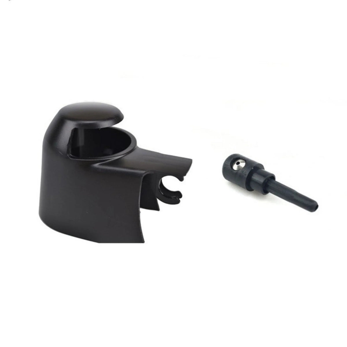 Black plastic Volkswagen rear wiper cover nozzle replacement part for Tiguan and Golf models