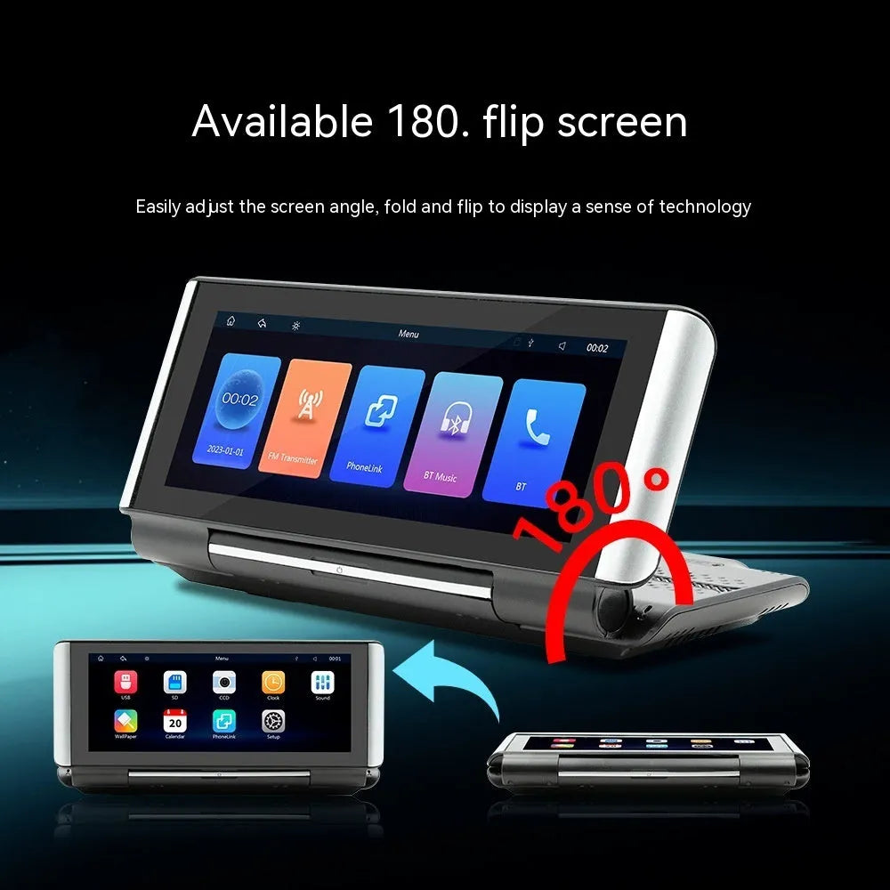 6.86 inch Bluetooth car MP5 player with wireless Carplay on dashboard
