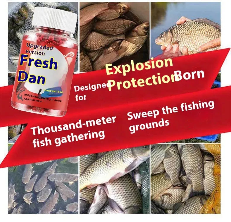 Bottle of Lazy Particle Crucian Carp grass green fishing bait for freshwater angling
