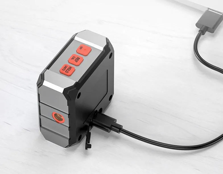 Longyun laser infrared woodworking steel tape measure with digital display and alloy casing