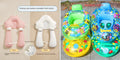 U-shaped baby head shaping pillow in pure cotton fabric with detachable support column