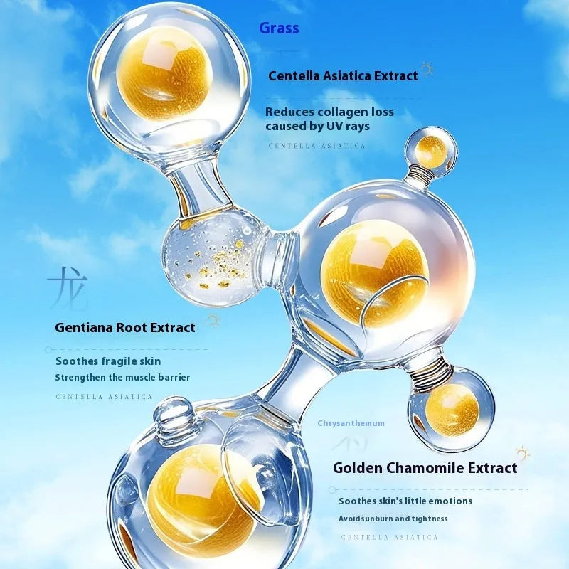 Crystal Sunscreen Spray SPF50 90ml container for full body UV protection