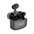 M48 Bluetooth earplug headset with digital display, dual camera, noise reduction and NFC in plastic housing