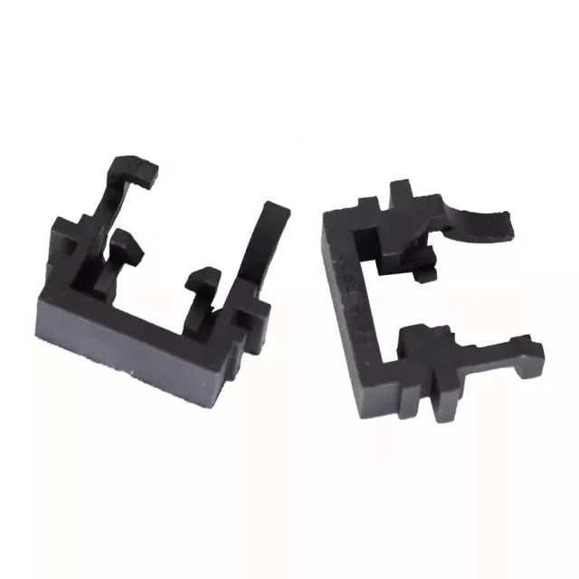 Black plastic LED headlight holder for Ford vehicles measuring 30.7x10x26mm