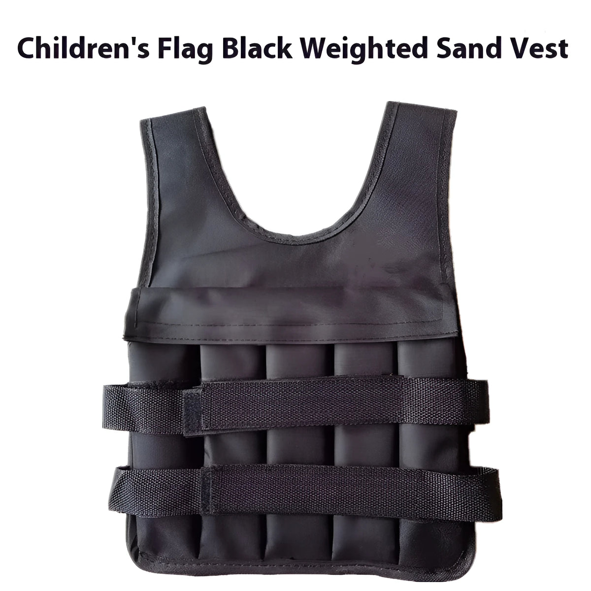 Children's adjustable voile sand vest for weight training with 2kg to 8kg load capacity