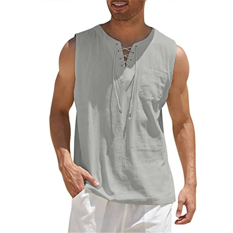 Men's slim fit pullover with a stand collar in a dark grey colour.