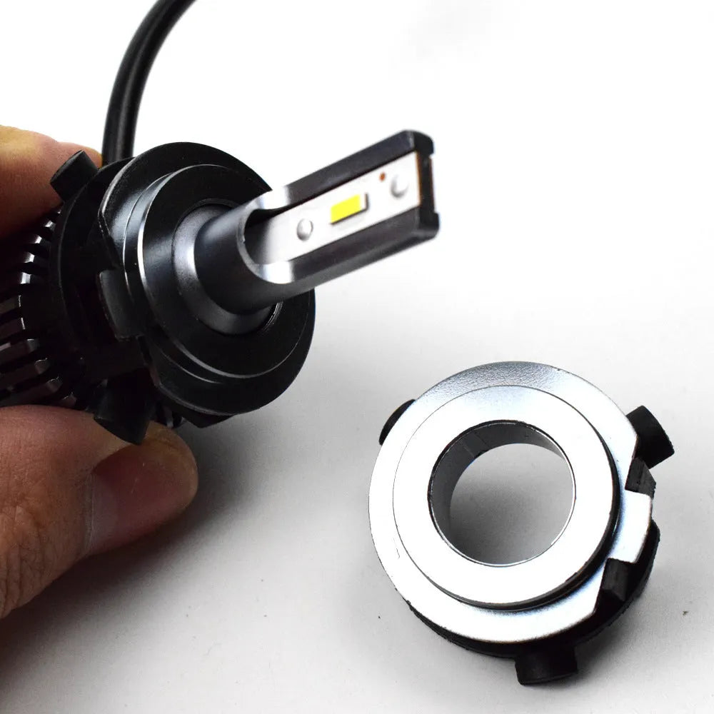 Black ABS plastic headlight adjustment card holder for compatible car models.