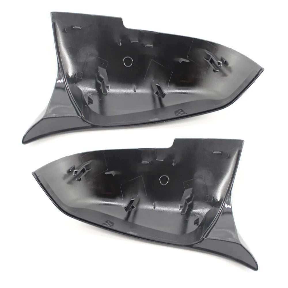 BMW F-Series modified horn rear-view mirror shell in paint bright black with buckle replacement design