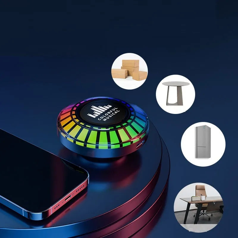 Voice control polar light Bluetooth atmosphere lamp with 5.4W LED and 30m wireless range