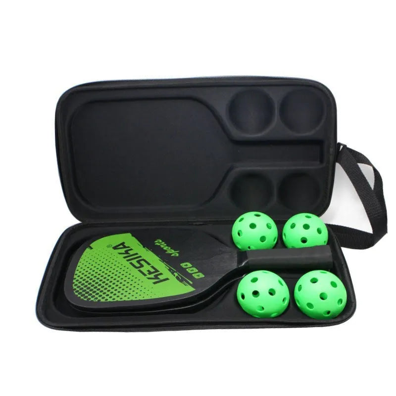 Black Peak pickleball storage box measuring 45x25x8cm with dual shoulder straps