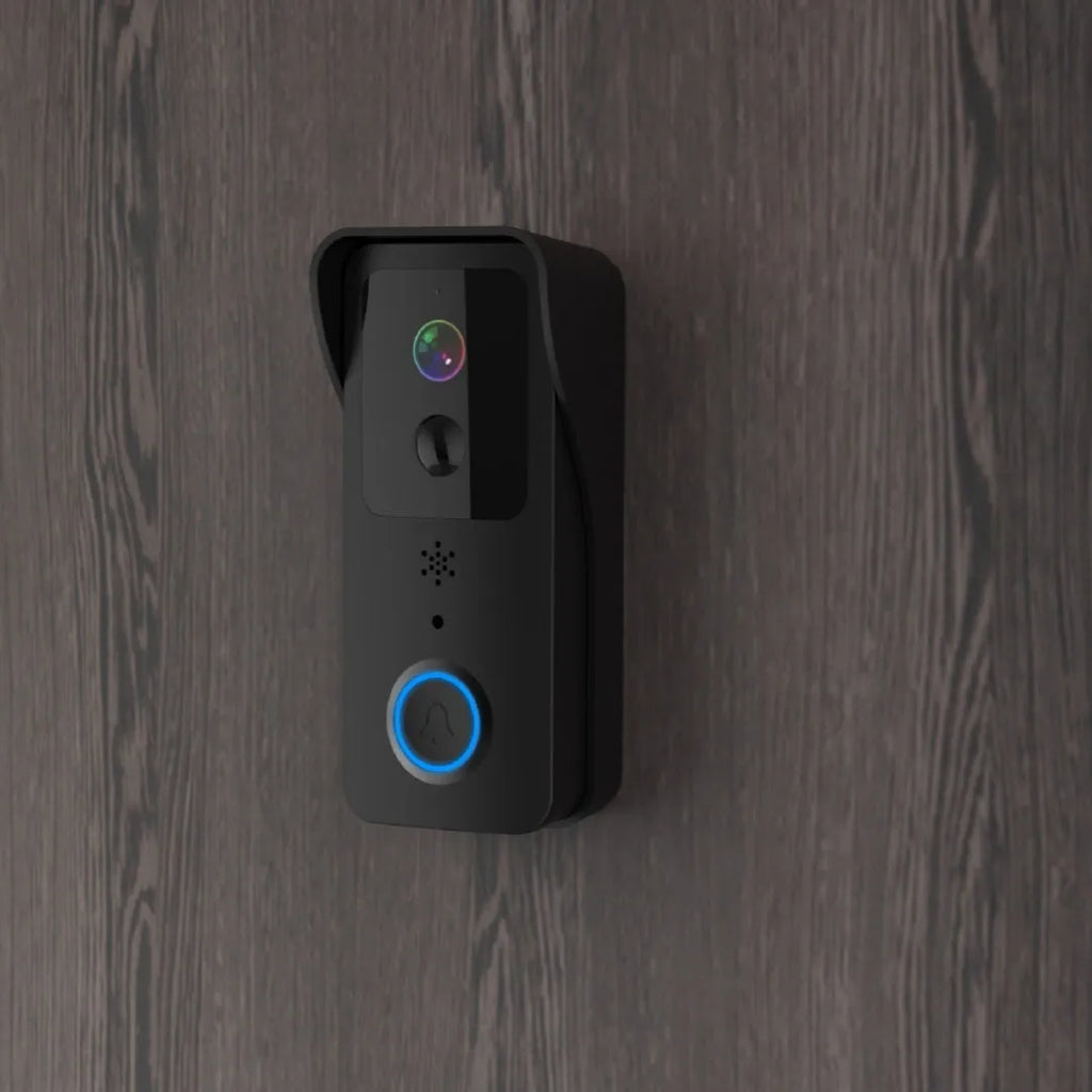 Waterproof smart home visual doorbell with HD remote intercom and APP notifications for security