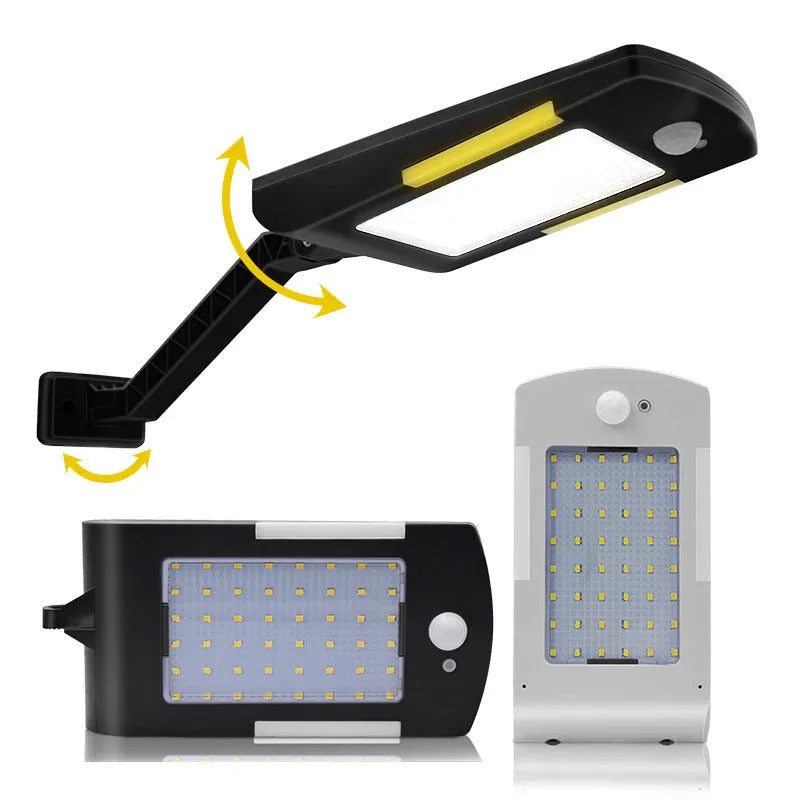 Solar powered outdoor garden light with motion sensor and waterproof IP65 rating