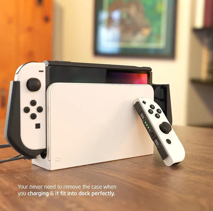 TPU protective case for Nintendo Switch OLED 2021 console in multiple colours.