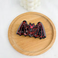 Halloween bat hair clip in acetic acid material with handcrafted design
