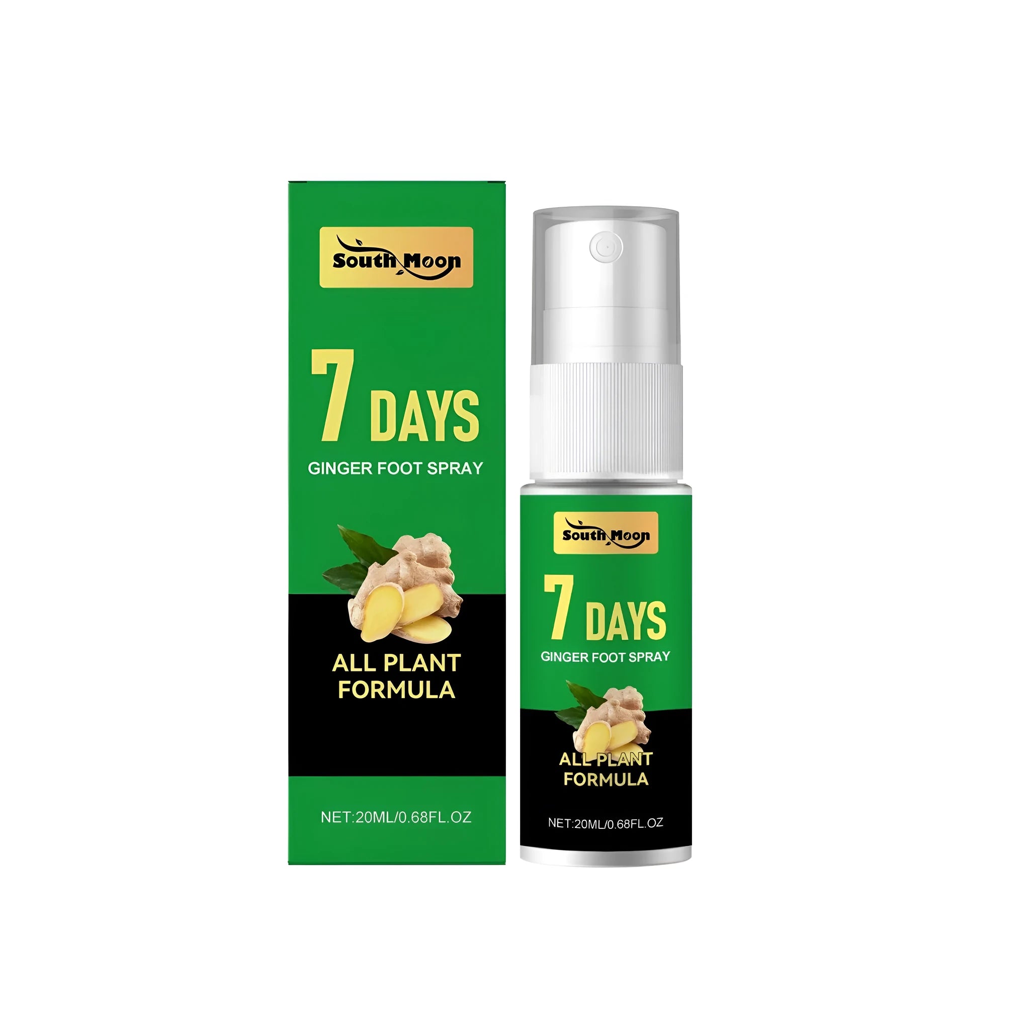 20ml Foot Ginger Nourishing Spray bottle with spray nozzle