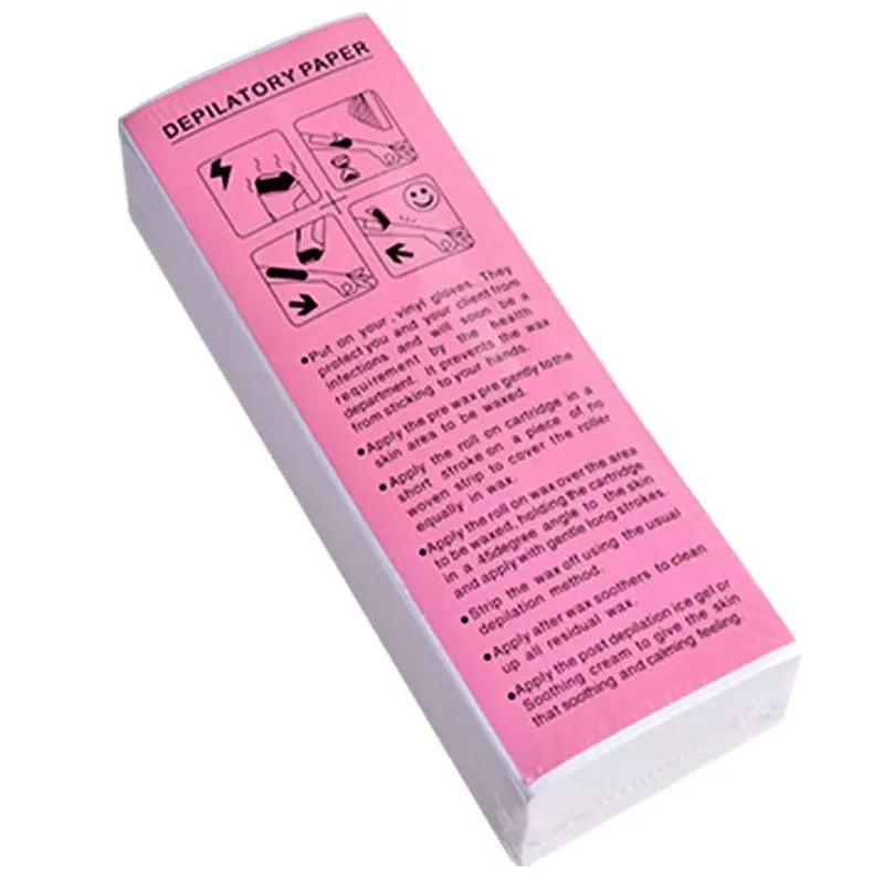Non-woven fabric hair removal wax paper strips for wax application