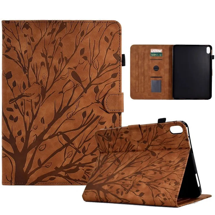 Pachira Macrocarpa imitation leather tablet case with built-in bracket in black colour