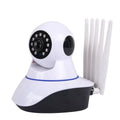 White wireless dome surveillance camera with 3.6mm lens for HD night vision monitoring