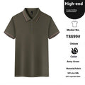 Men's ice silk polo shirt in multiple colours with copper ammonia fibre construction