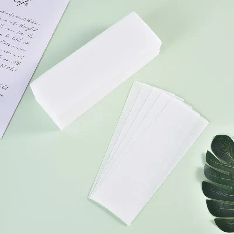Non-woven fabric hair removal wax paper strips for wax application