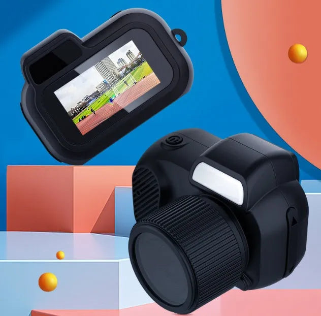Black Y3000 HD outdoor sports camera with 0.96-inch display screen showing recording interface