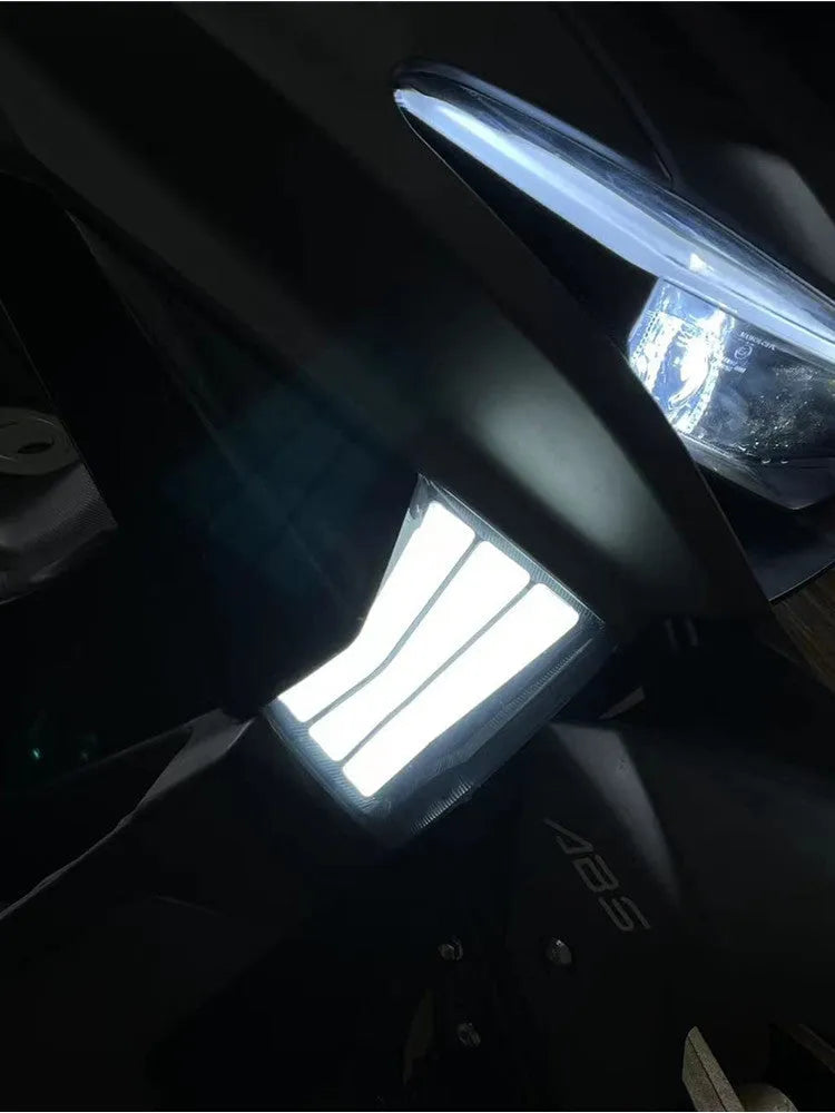 Yellow LED cornering lamps for Tianying TS150 motorcycle turn signals