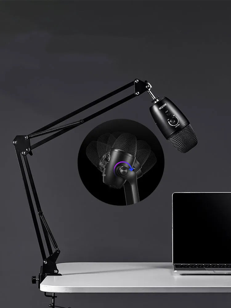 UMIC82 black wireless karaoke microphone with noise cancellation for smartphones and computers