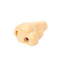 Flesh colour pencil sharpener with 58x45x30mm geometry shape and big nostril design for student stationery